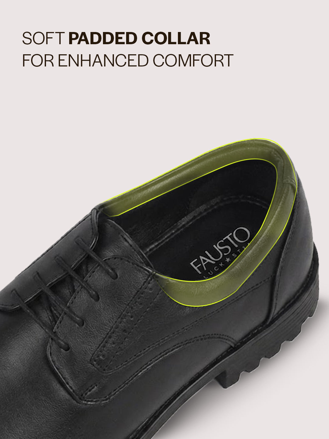 Men Black Genuine Leather Round Toe Formal Lace Up Derby Shoes|Memory Cushioned Insole Shoe for Office, Meeting, Travel, Events|TPR Welted Sole for All Day Long
