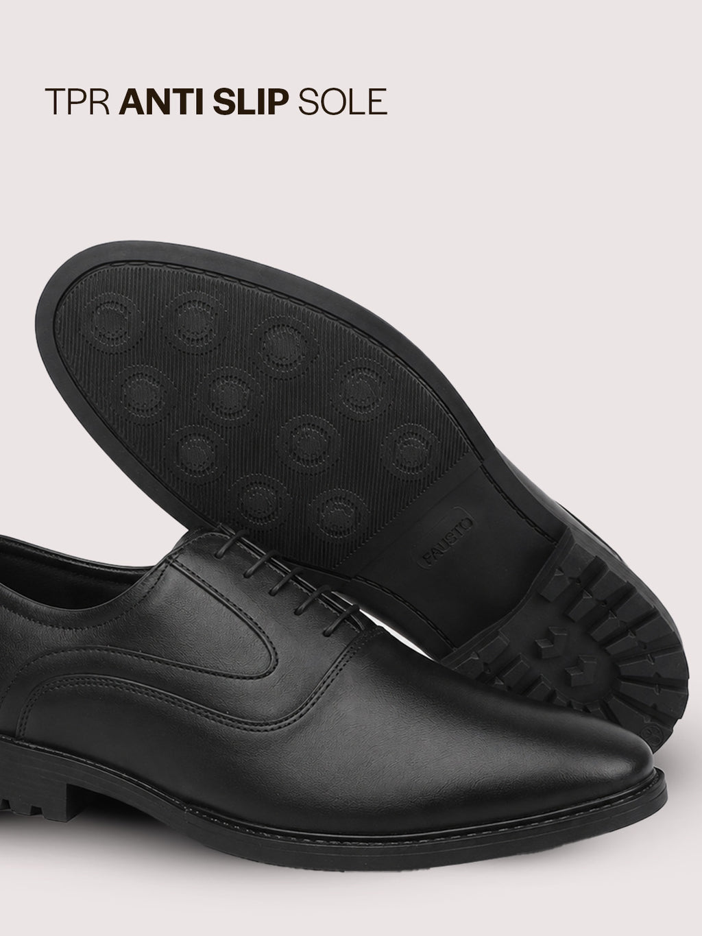 Men Black Genuine Leather Classic Oxford Dress Shoe|Premium Lace-Up Formal Shoes with Round Toe Cap|Elegant Comfort for Office, Weddings, Casual Parties