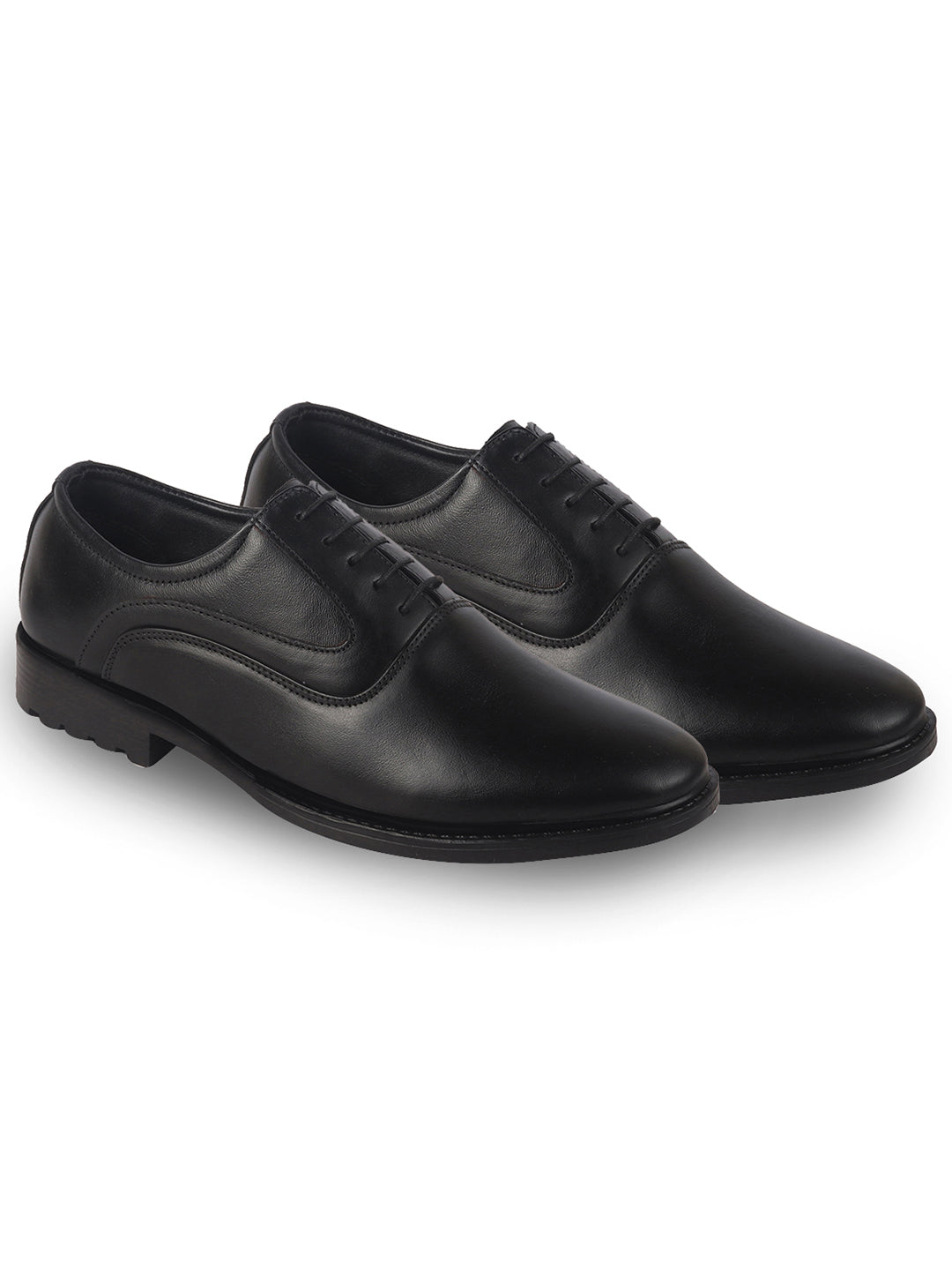 burnished toe formal shoes