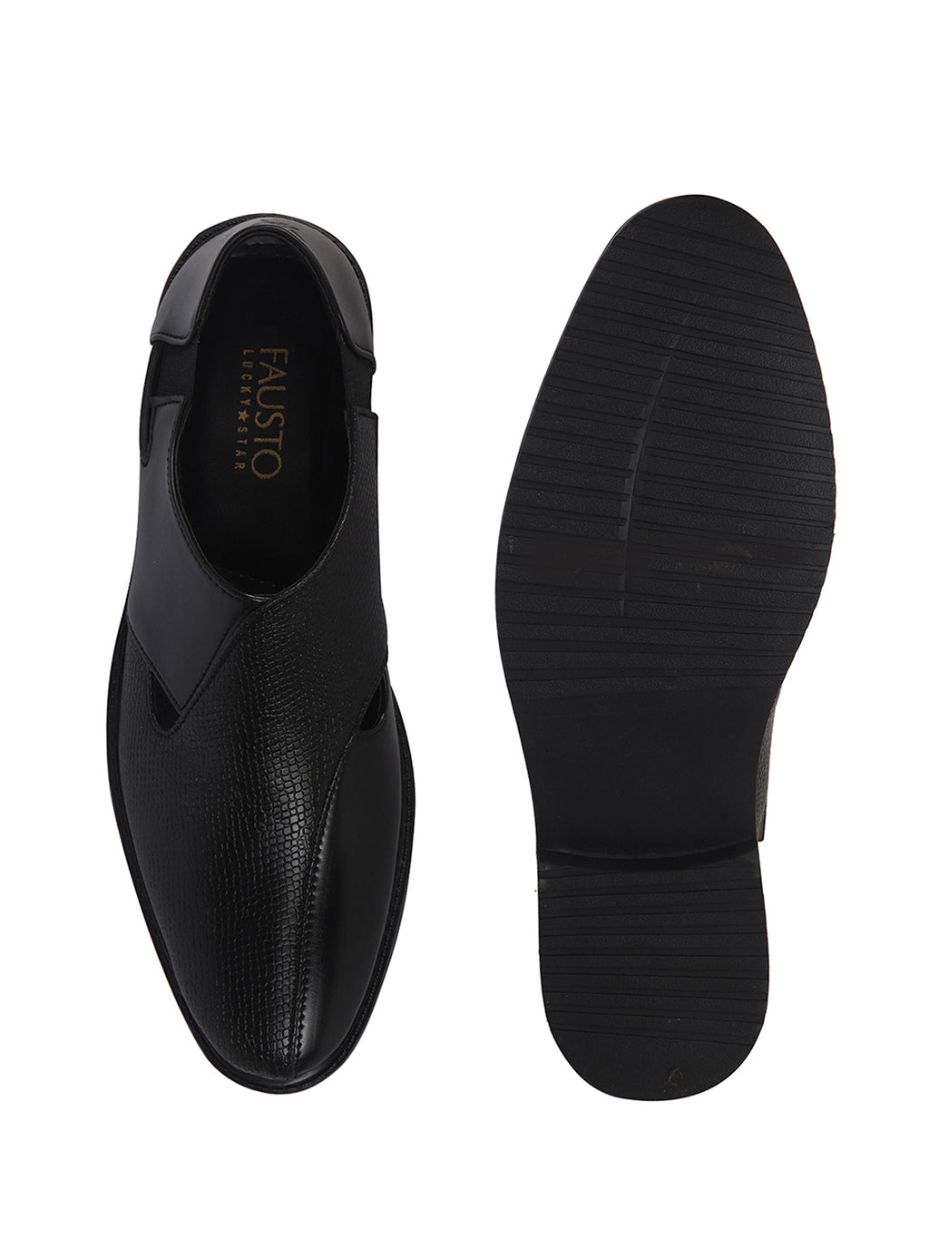 textured roman sandals