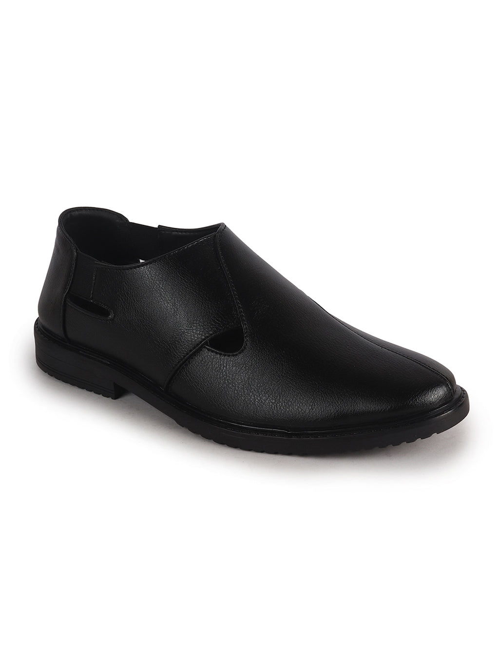 breathable side cutout shoes