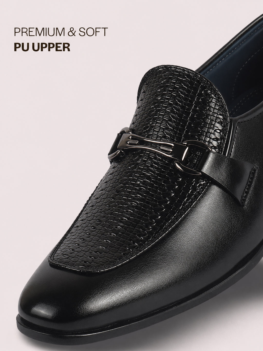 sleek round toe moccasins