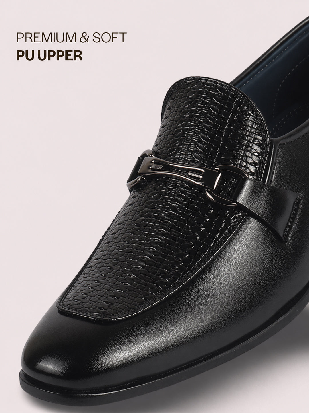 sleek round toe moccasins