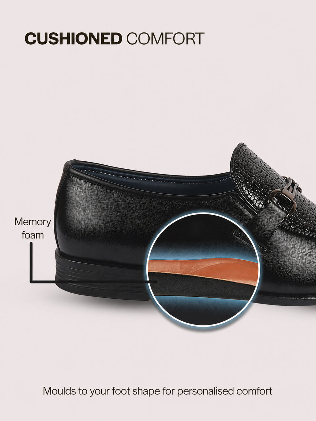 sleek round toe moccasins