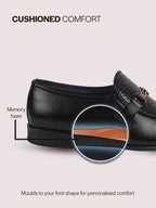 sleek round toe moccasins
