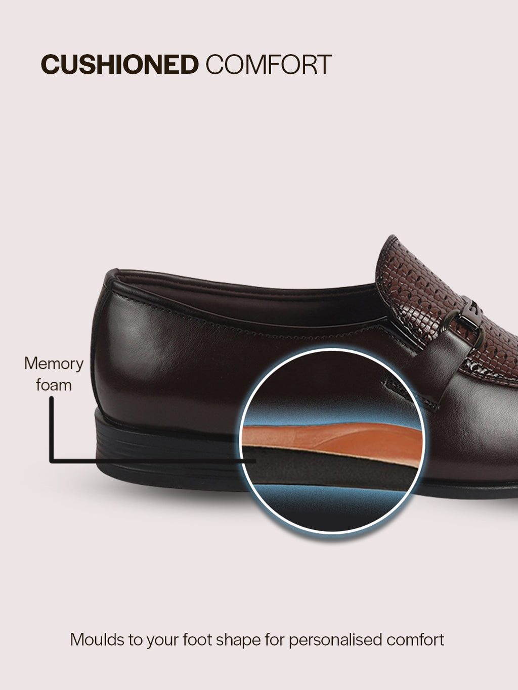 cushioned insole wedding slipons