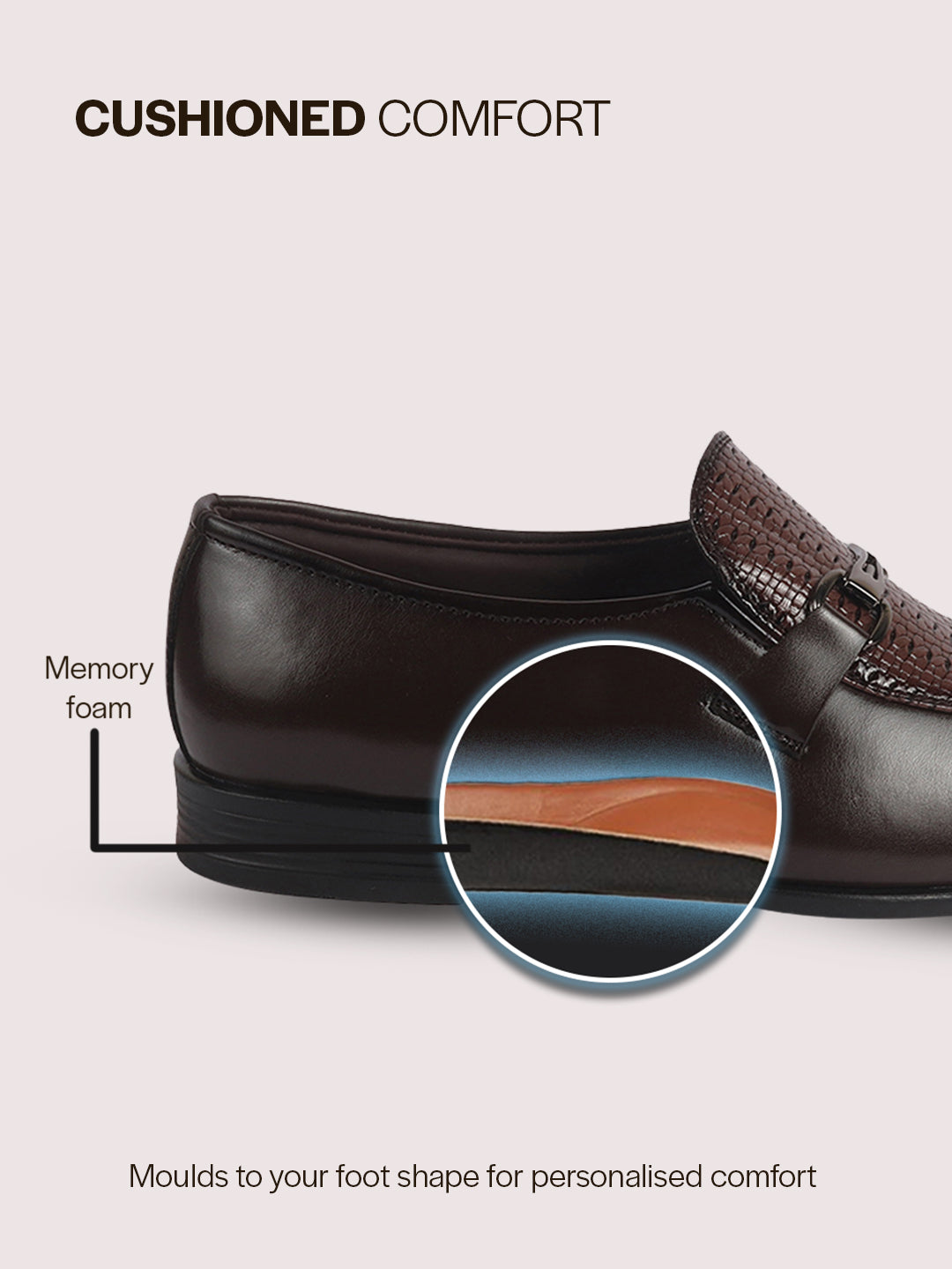 cushioned insole wedding slipons