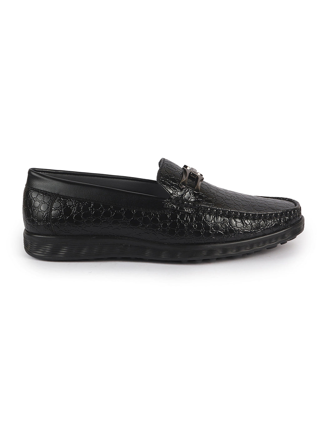 sleek round toe moccasins