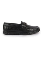 sleek round toe moccasins