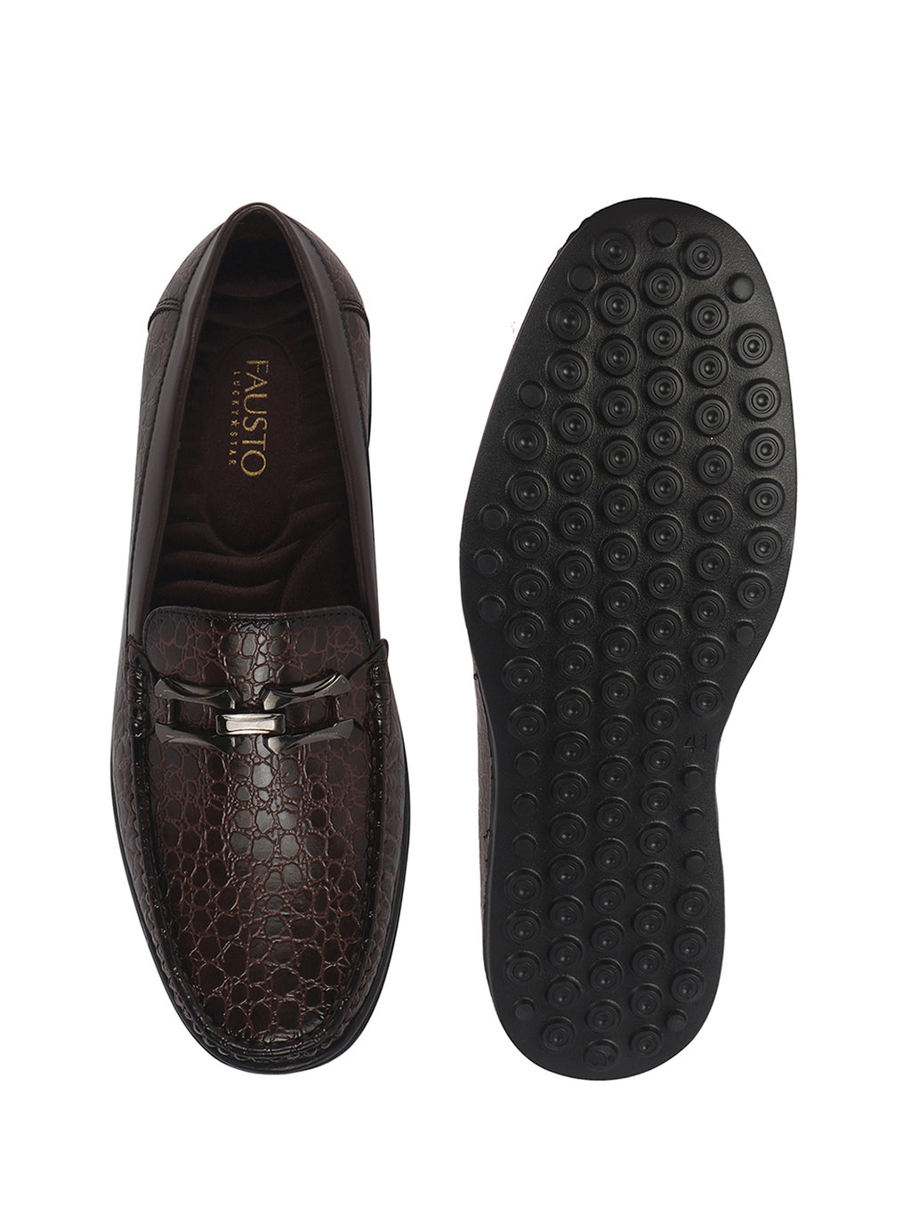 flexible sole office loafers