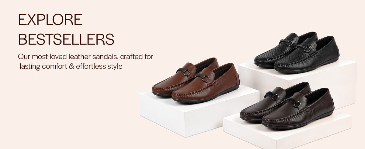 Men Brown Patent Leather Party Textured Buckle Strap Slip On Penny Loafer | Lightweight Cushioned Comfort Insole | Tuxedo Shoe with Anti Skid TPR Welted Sole for Office, Meeting, Events