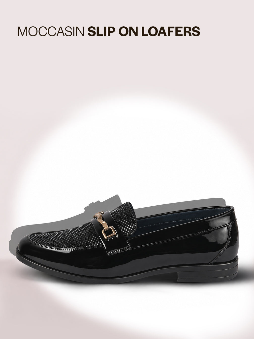 sleek round toe moccasins