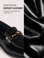 sleek round toe moccasins