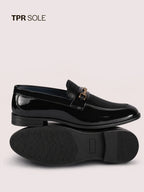 sleek round toe moccasins