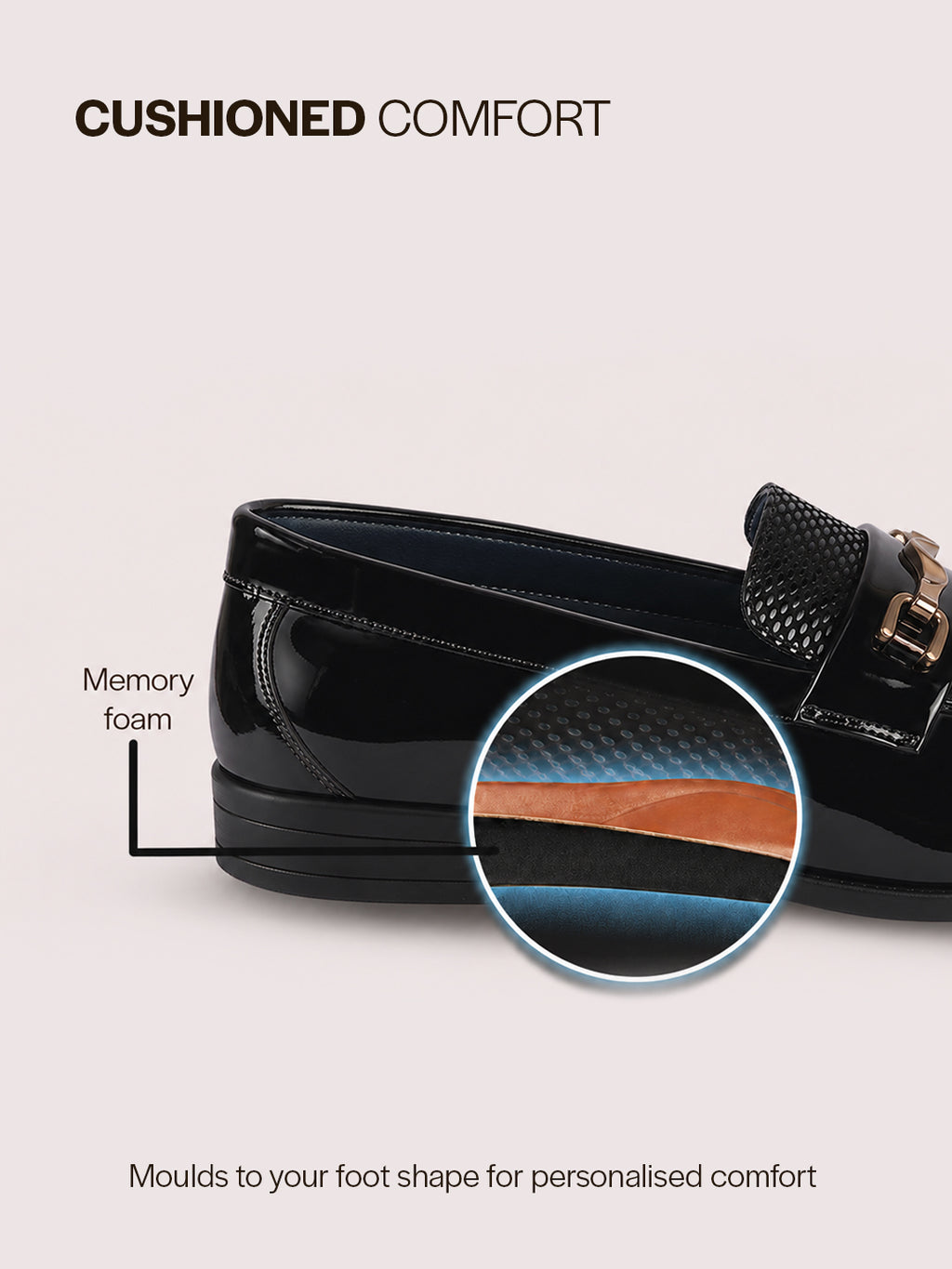 sleek round toe moccasins
