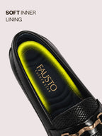 sleek round toe moccasins