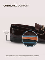 cushioned insole wedding slipons