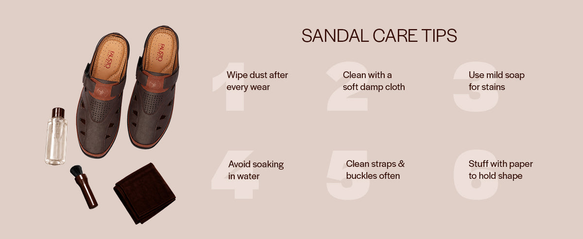 Men Black Back Open Laser Cut Design Slip On Sandal with Ankle Strap