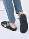men black genuine leather criss cross strap back open slip on closed toe dress sandals