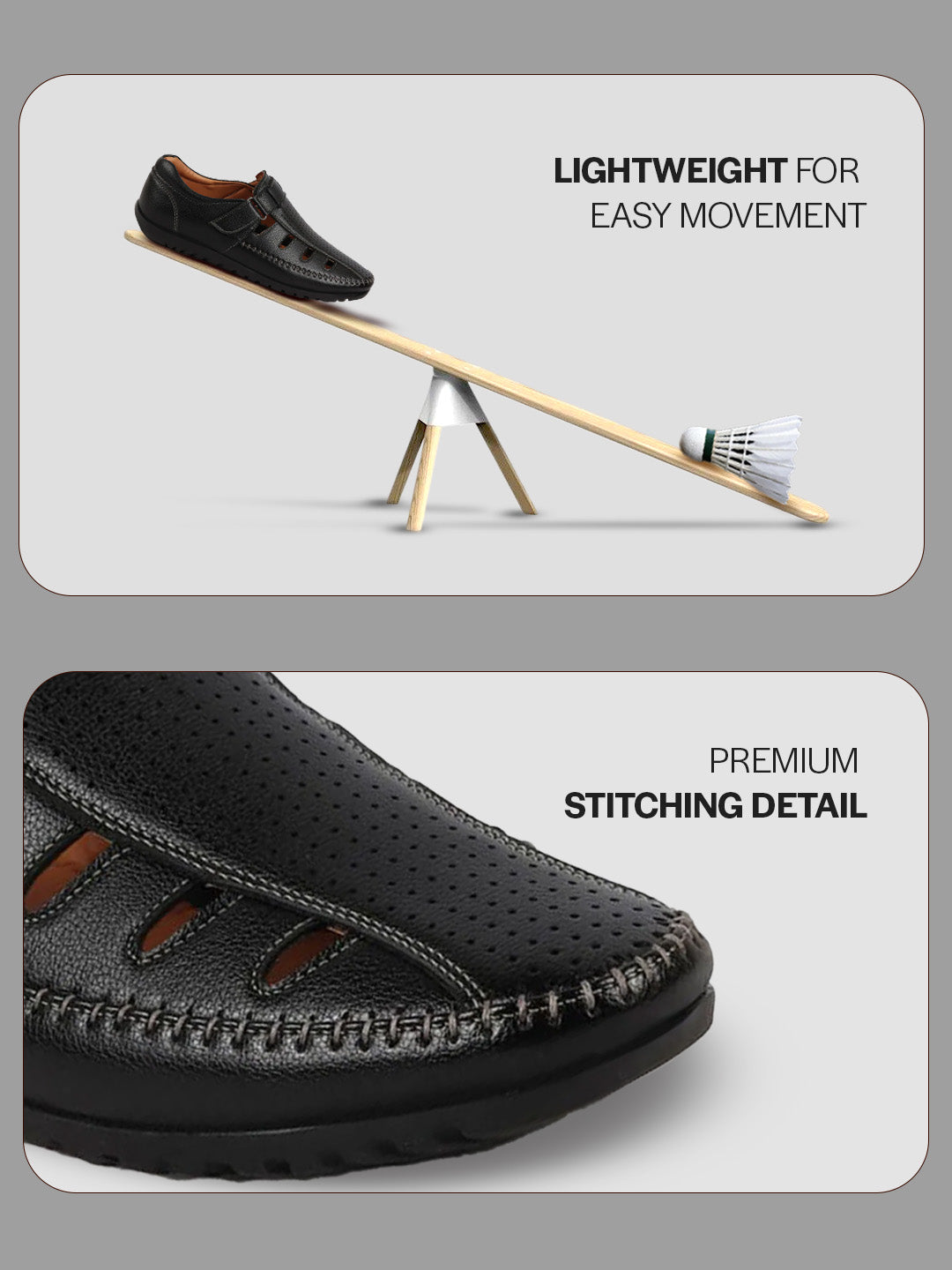 Shop Men Black Laser Cut Perforated Shoe Style Roman Sandal|Adujstable Hook & Loop Stitched Pull On Sandal Online.