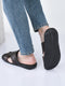 fausto men brown open toe broad feet slipper with memory cushion|comfortable gents slipper|sandals for kurta