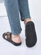 fausto men tan open toe broad feet slipper with memory cushion|comfortable gents slipper|sandals for kurta
