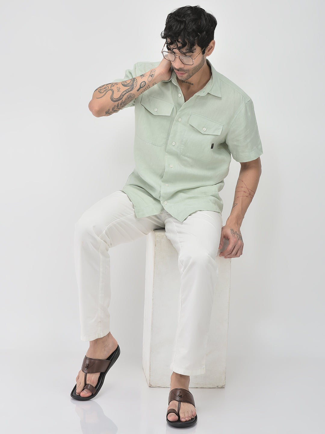 shop fausto men tan toe ring kohlapuri slipper with cushioned footbed|multi strap slipper for evening online.