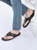 FAUSTO Men Brown Open Toe Flip-Flop Slippers With Memory Cushion|Outdoor Slipper For Men