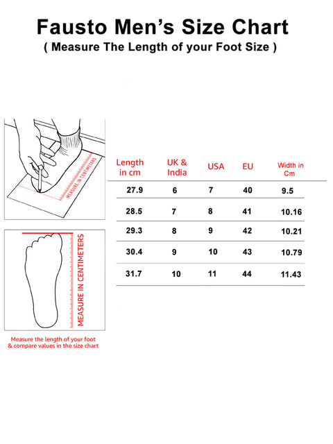 Shop FAUSTO Men Tan Back Open Perforated Breathable Casual Sandal With Cushioned Footbed|Adujstable Strap Stitched Slip On Sandal For Work|Evening Online.