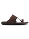 leather toe ring slippers men