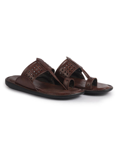 ethnic toe ring slippers men