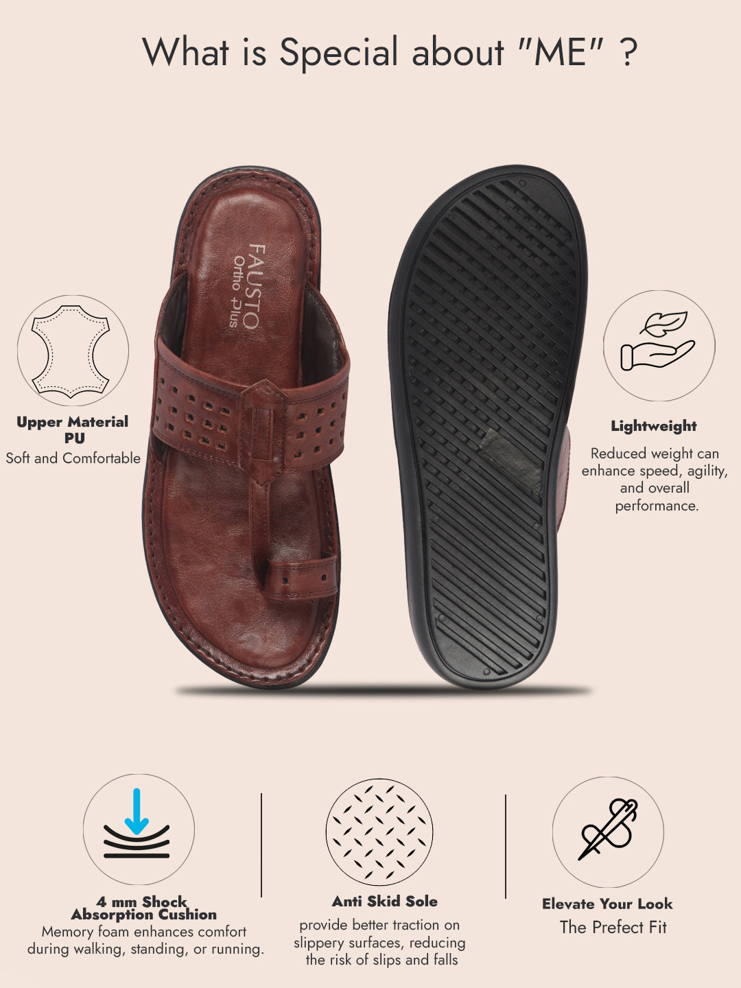 men cherry casual outfit kolhapuri toe ring strap ortho slippers|memory cushioned footbed|ultra lightweight and comfort slip on slipper