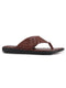leather t-strap slippers men