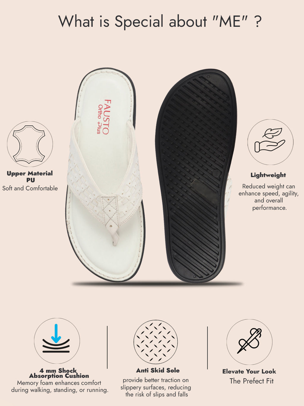 men white casual outfit ortho t-strap thong slippers|memory cushioned footbed|ultra lightweight and comfort slip on slipper