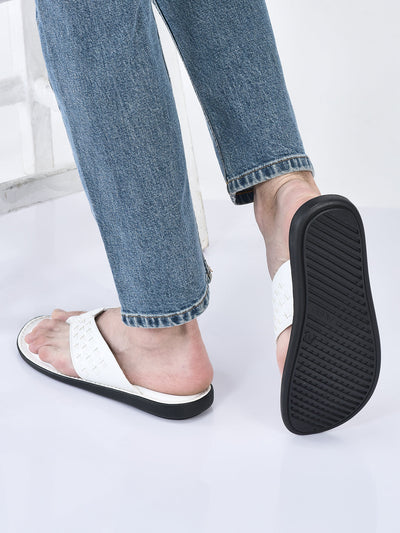 men white casual outfit ortho t-strap thong slippers|memory cushioned footbed|ultra lightweight and comfort slip on slipper