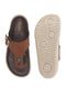 leather toe ring slippers men