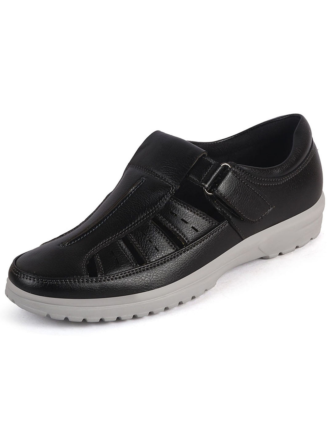 leather cut out loafers men