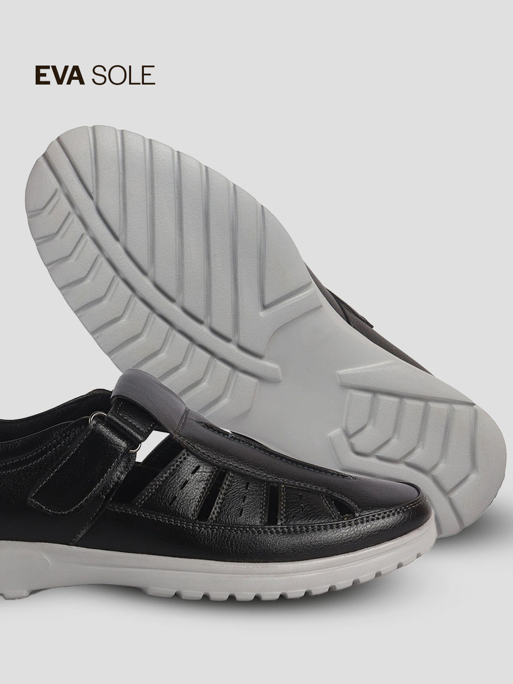 men leather fisherman sandals closed toe