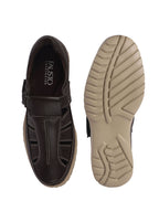 leather cut out loafers men