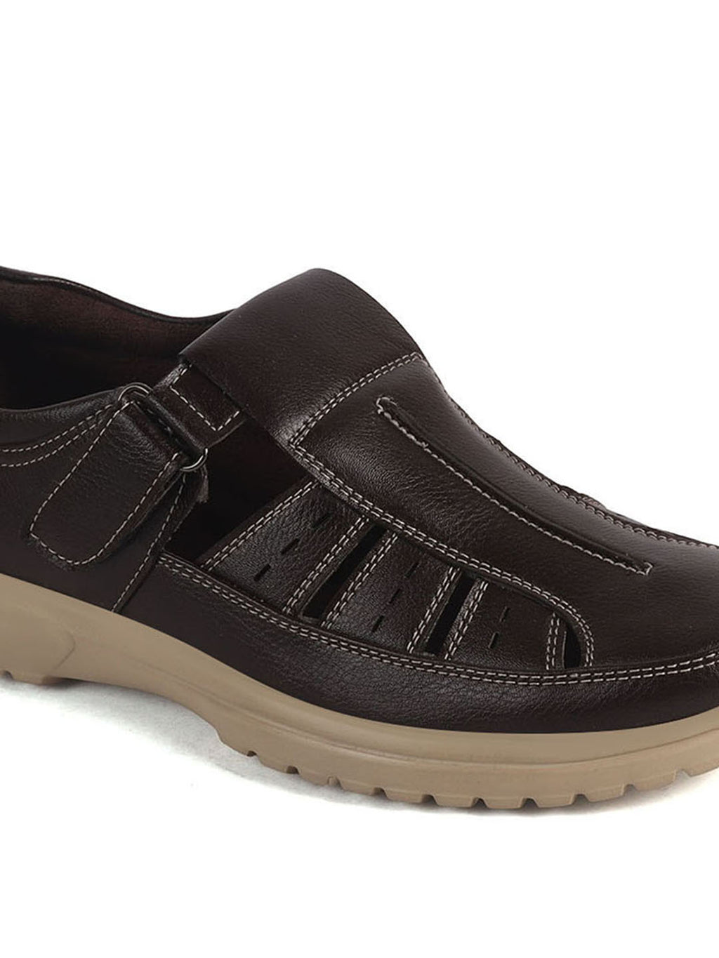leather cut out loafers men