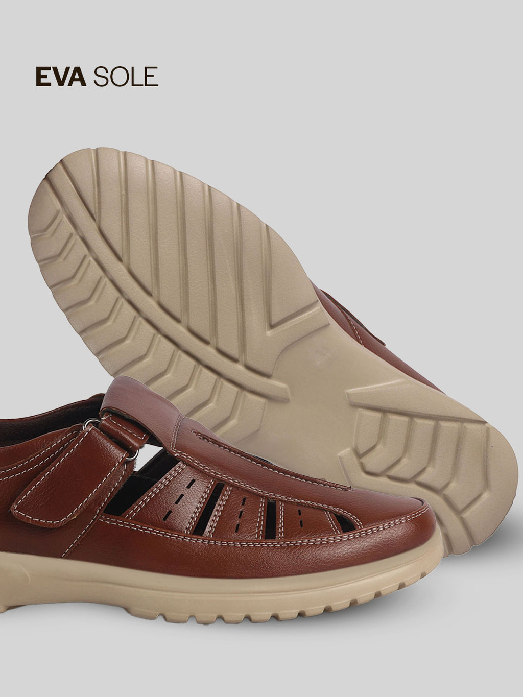 casual hook and loop sandals men