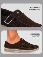 men hollow out casual loafers