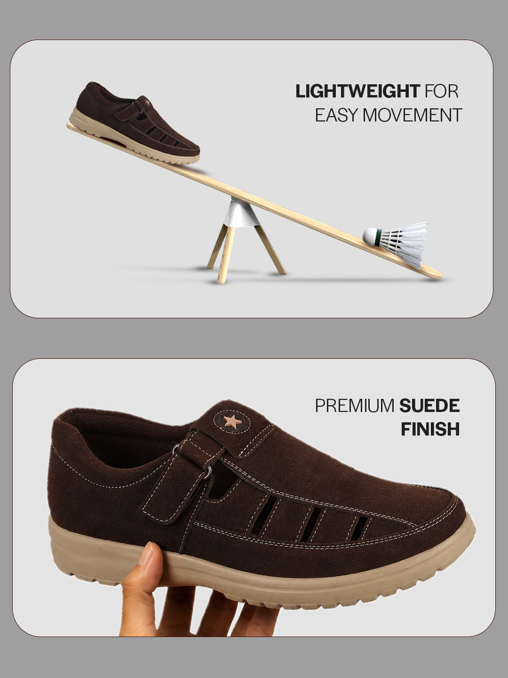 men hollow out casual loafers