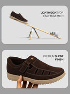 men hollow out casual loafers