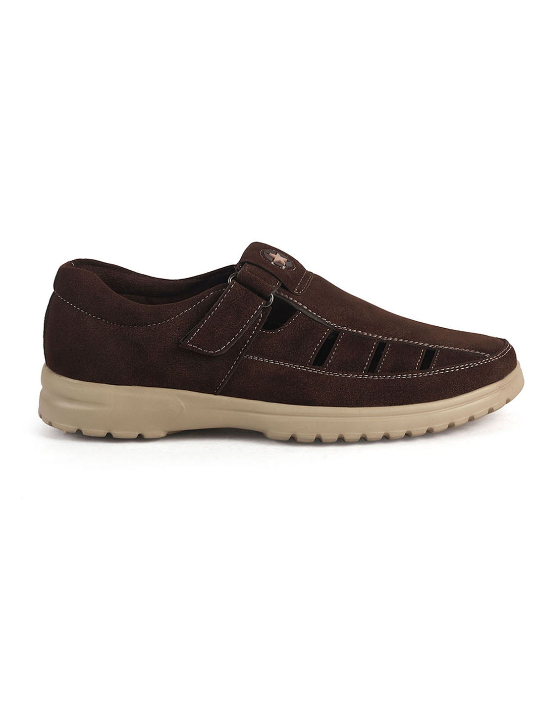 men suede fisherman sandals closed toe