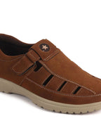 daily wear breathable suede loafers men