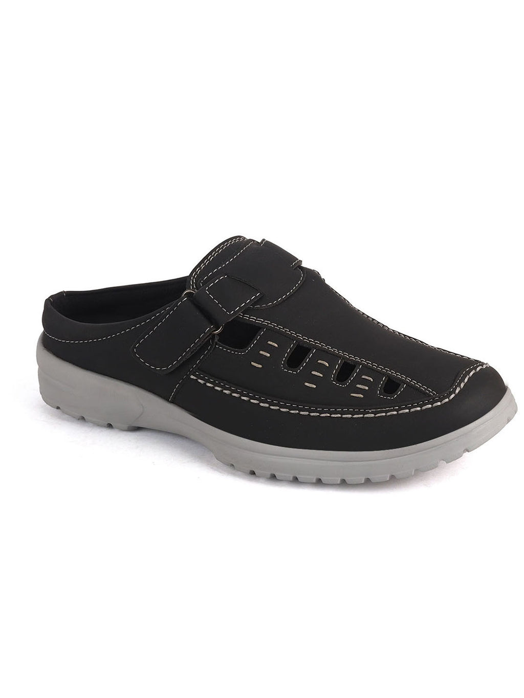 casual hook and loop mules men