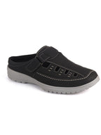 casual hook and loop mules men