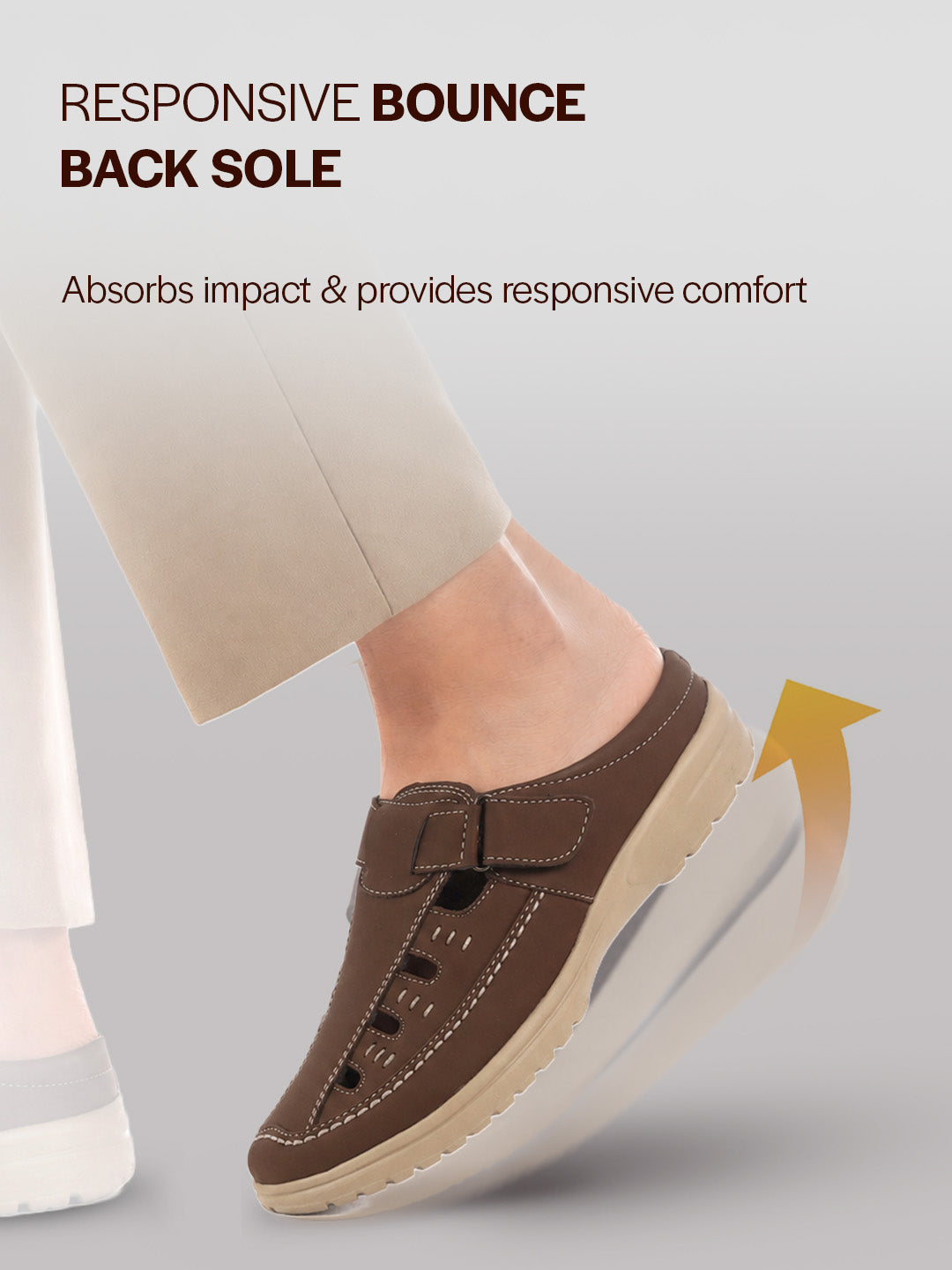 men hollow out leather slide slippers