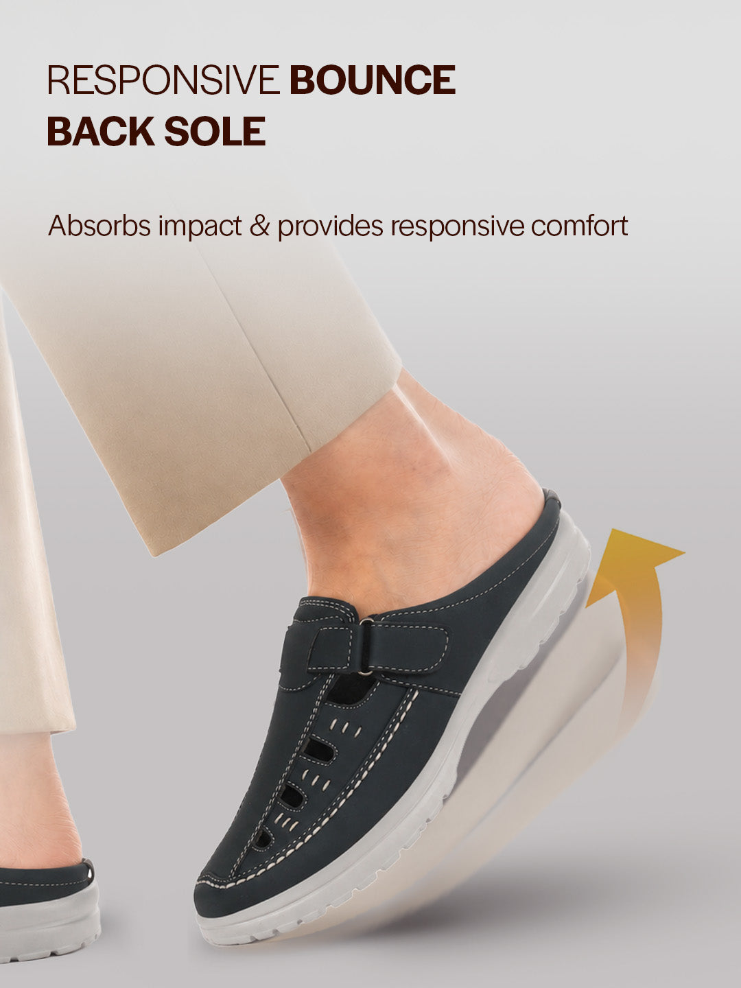 casual hook and loop mules men